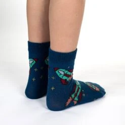 Math, NASA And Rockets Kids Socks -Good Luck Sock Store 10060 Rockets v3