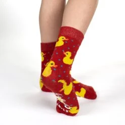 Rubber Ducks, Sharks And Turtles Kids Socks -Good Luck Sock Store 10080 Rubber Ducks v4