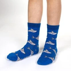 Rubber Ducks, Sharks And Turtles Kids Socks -Good Luck Sock Store 10080 Sharks v2