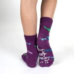 Hippopotamus, Crocodiles And Dinosaurs Kids Socks -Good Luck Sock Store 10100 Dinosaurs v3