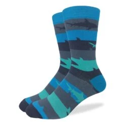 Men's Aqua Shark Week Socks