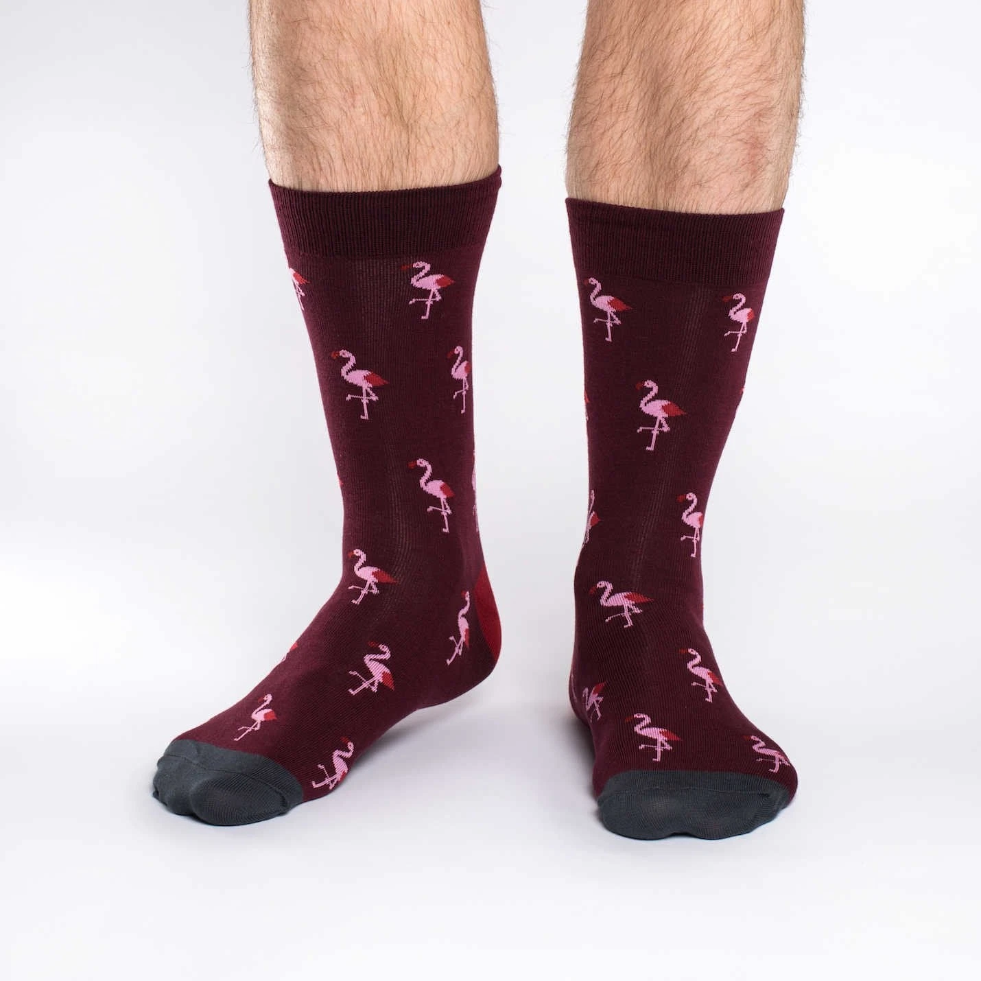Men's Pink Flamingo Party Socks 2 Men's Pink Flamingo Party Socks - Image 2
