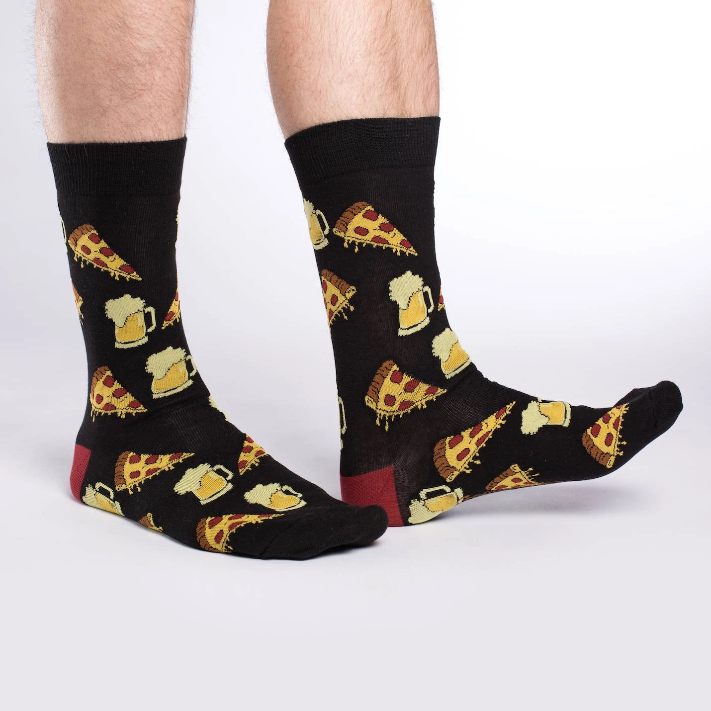 Men's Pizza & Beer Socks 2 Men's Pizza & Beer Socks - Image 2