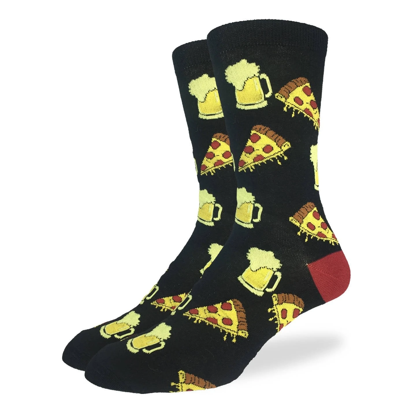 Men's Big & Tall Pizza & Beer Socks 1 Men's Big & Tall Pizza & Beer Socks