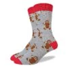 Men's Gingerbread Christmas Socks