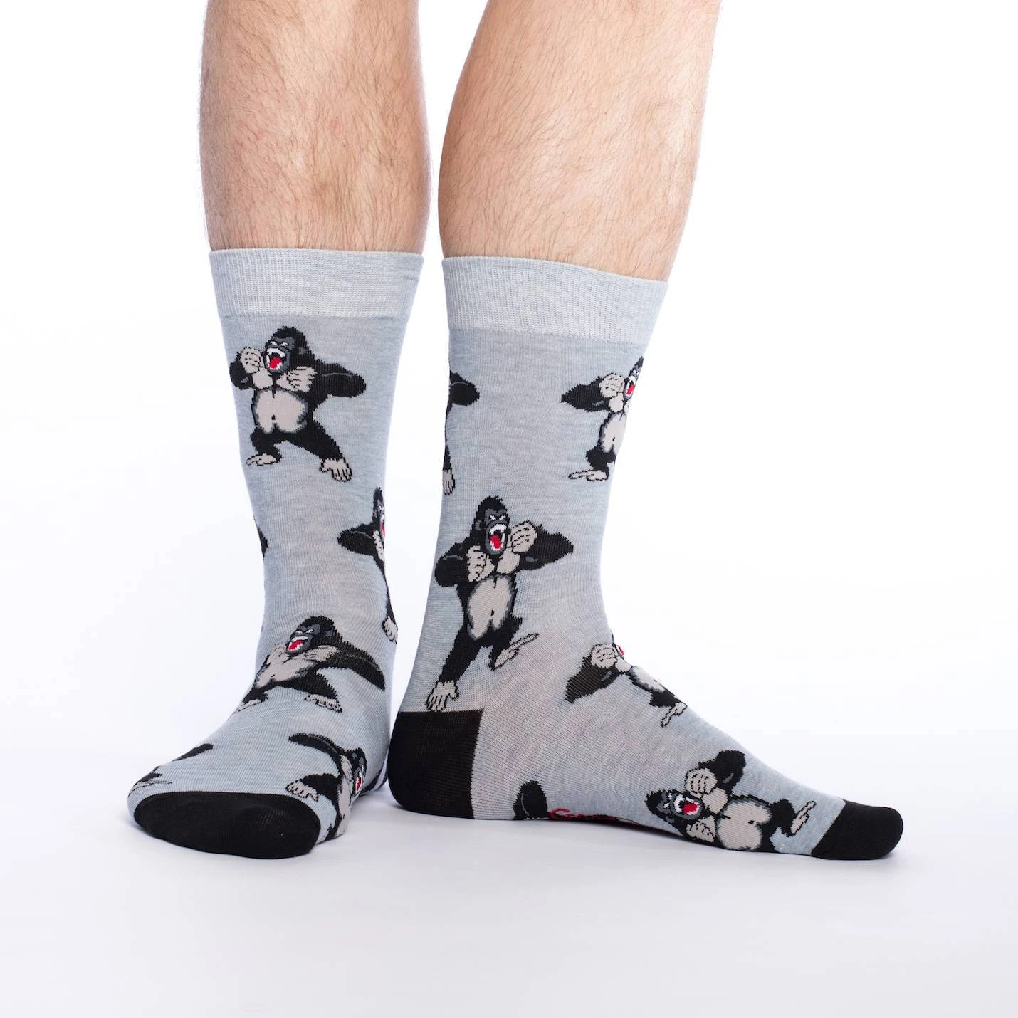 Men's Big & Tall Gorilla Socks 2 Men's Big & Tall Gorilla Socks - Image 2