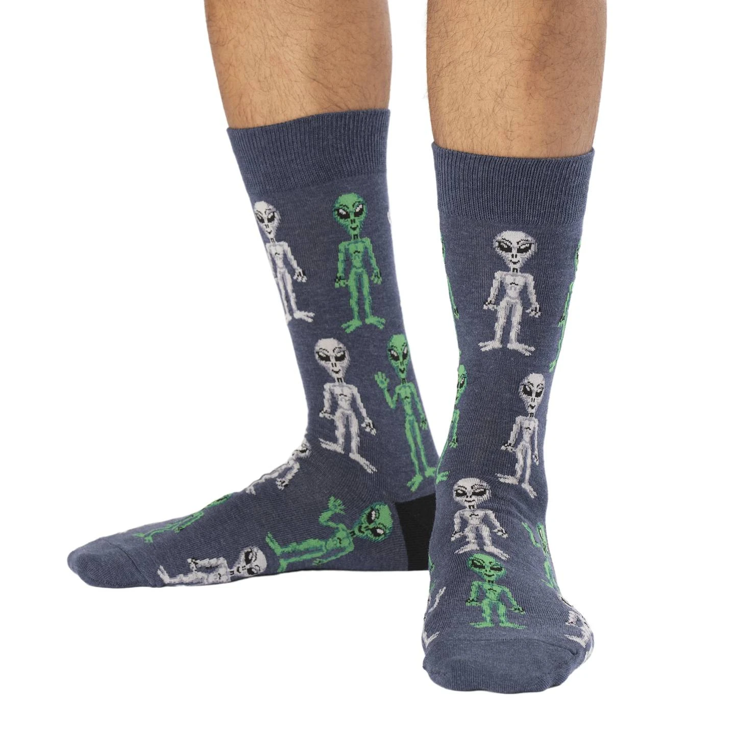 Men's Big & Tall Aliens Socks 2 Men's Big & Tall Aliens Socks - Image 2
