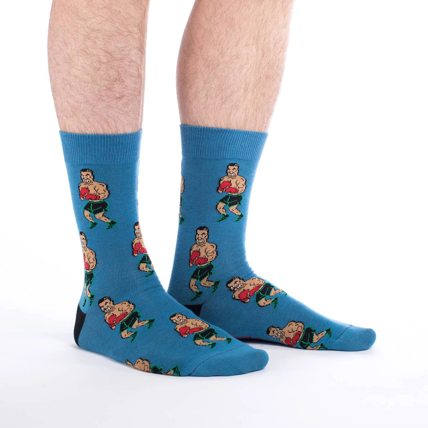 Men's Big & Tall Tyson Punch-Out!! Socks 2 Men's Big & Tall Tyson Punch-Out!! Socks - Image 2