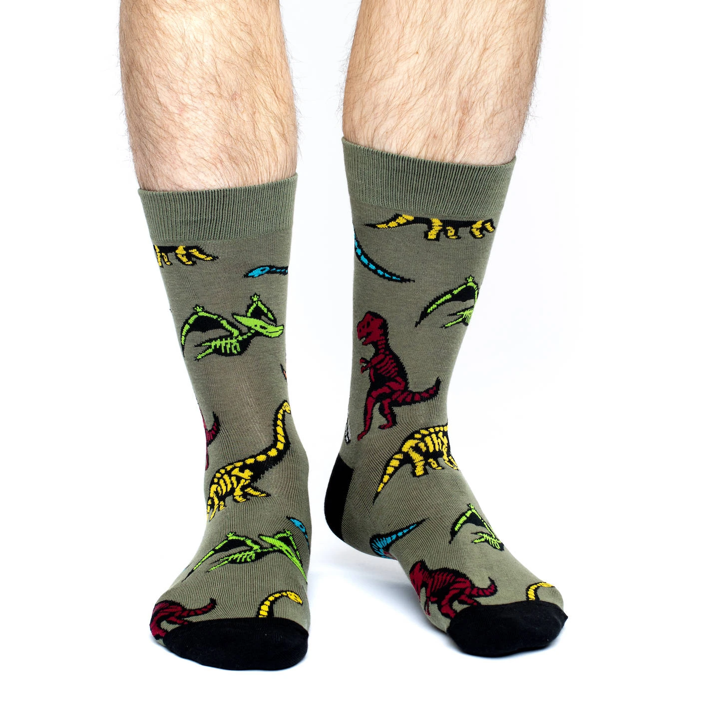Men's Dinosaur Skeletons Socks 2 Men's Dinosaur Skeletons Socks - Image 2