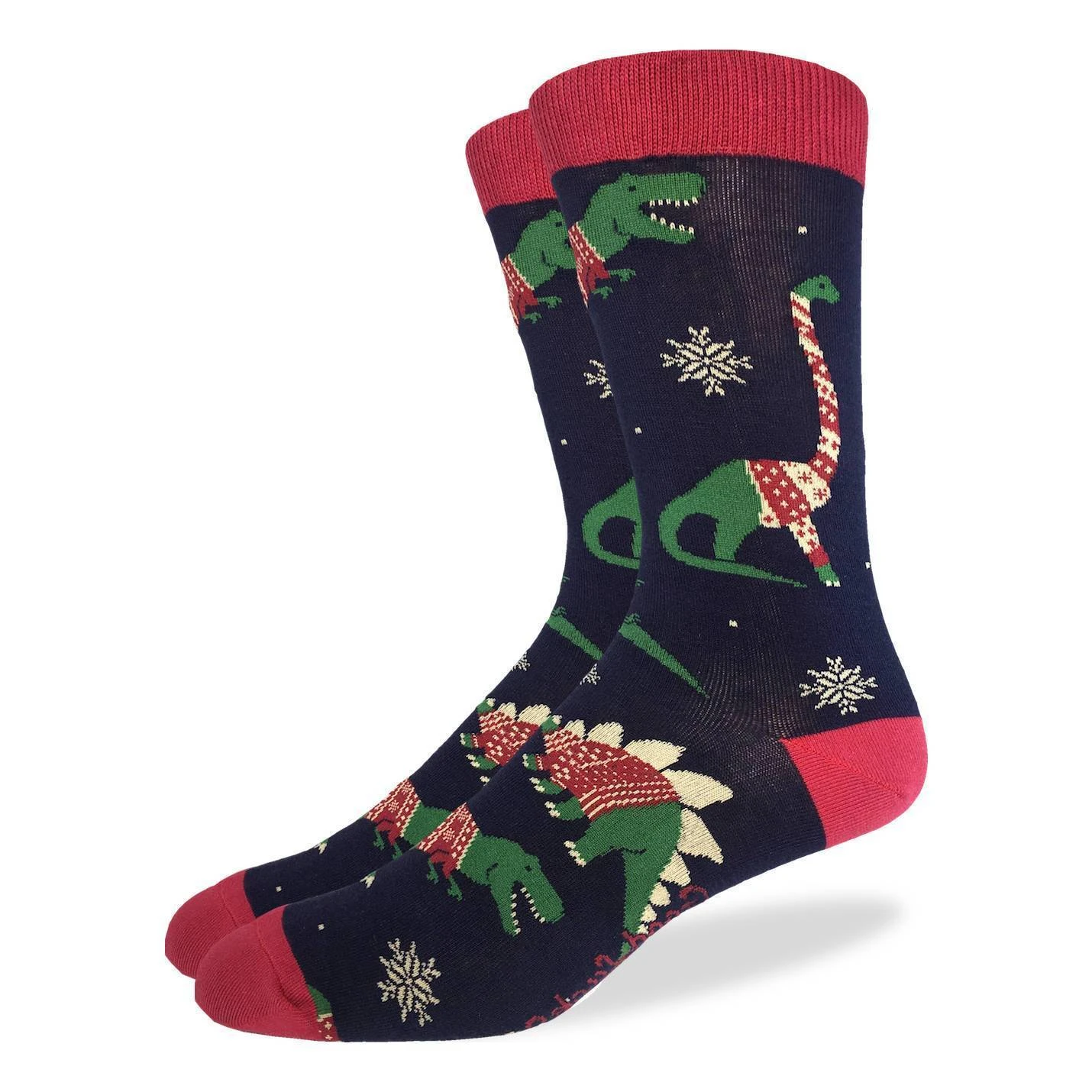Men's Christmas Sweater Dinosaur Socks 1 Men's Christmas Sweater Dinosaur Socks