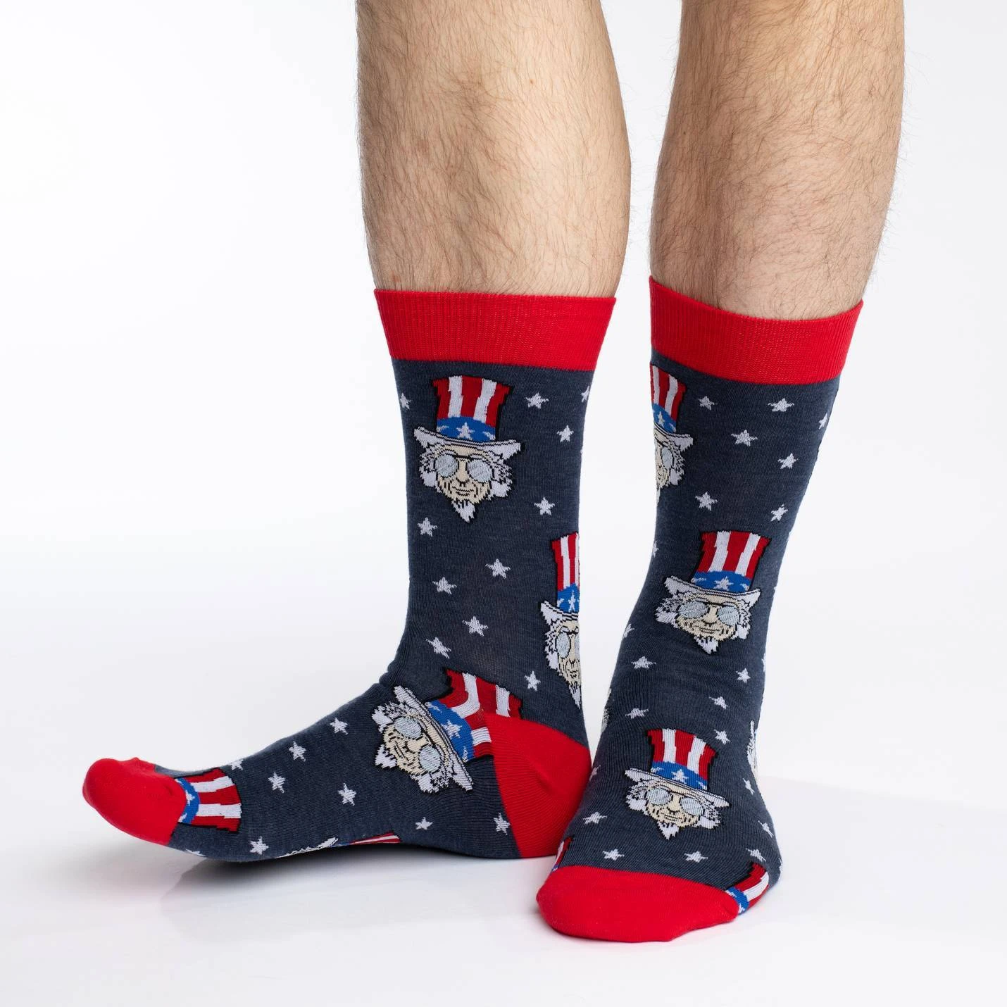 Men's Cool Uncle Sam Socks 2 Men's Cool Uncle Sam Socks - Image 2