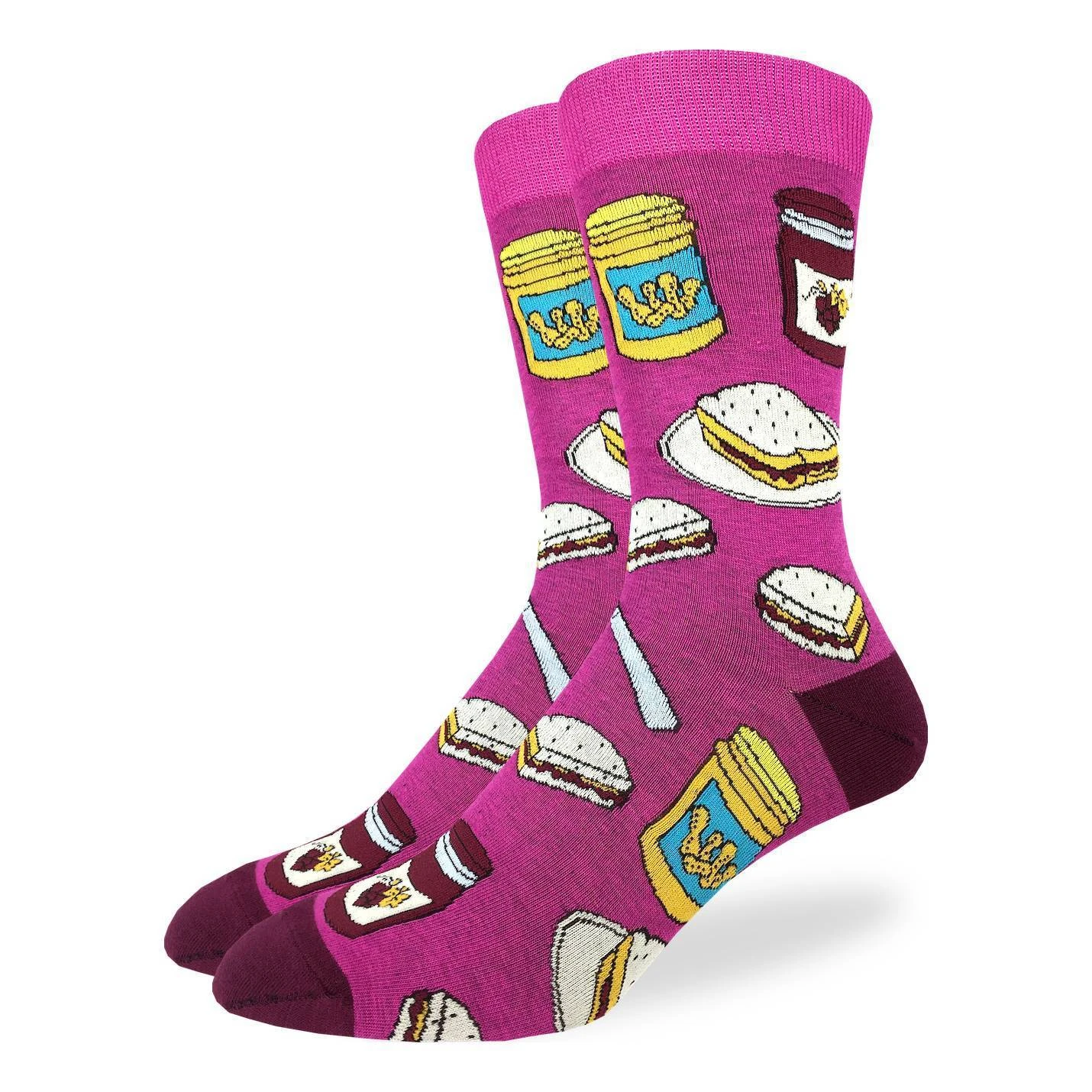 Men's Peanut Butter & Jam Socks 1 Men's Peanut Butter & Jam Socks