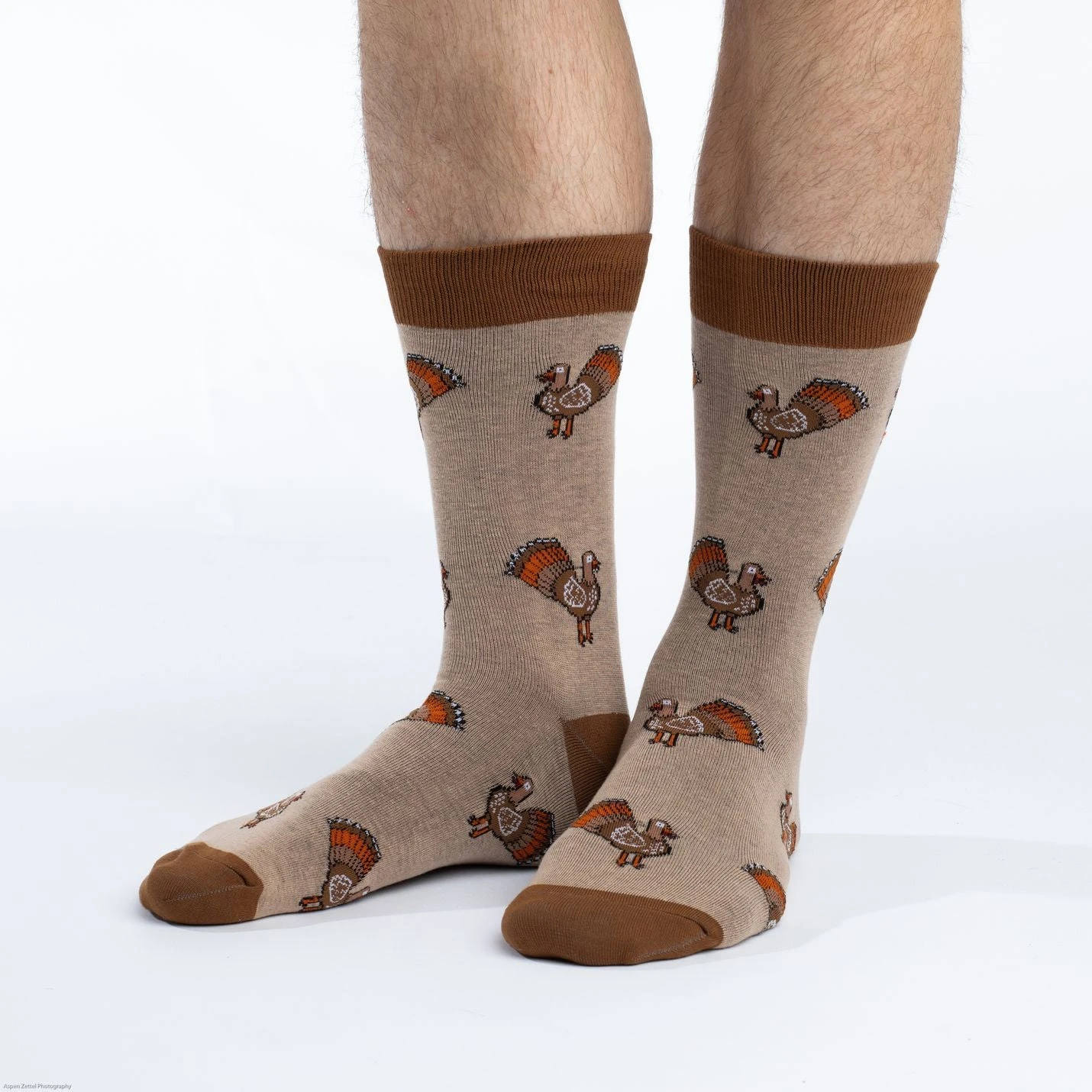 Men's Turkey Thanksgiving Socks 2 Men's Turkey Thanksgiving Socks - Image 2