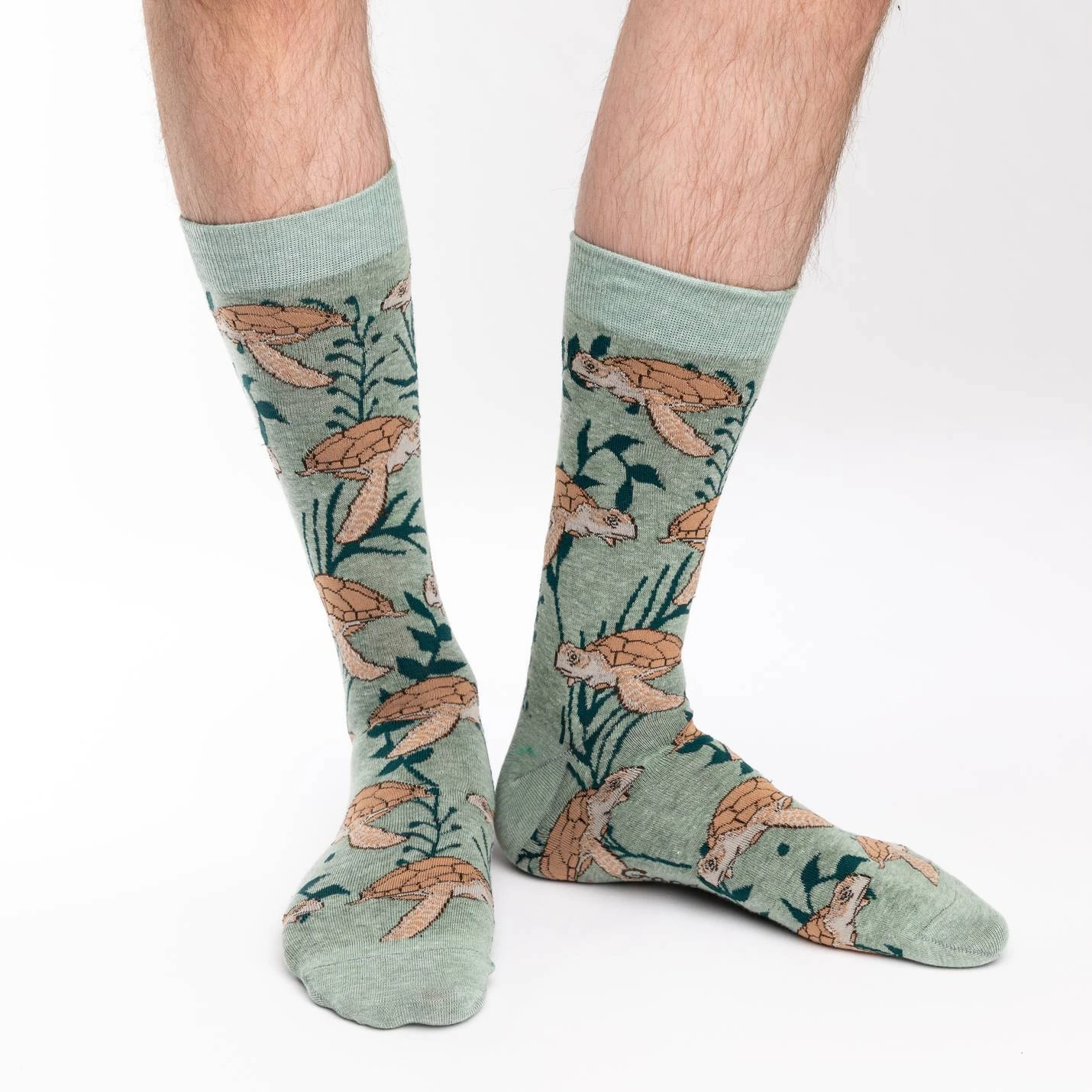 Men's Sea Turtle Socks 2 Men's Sea Turtle Socks - Image 2