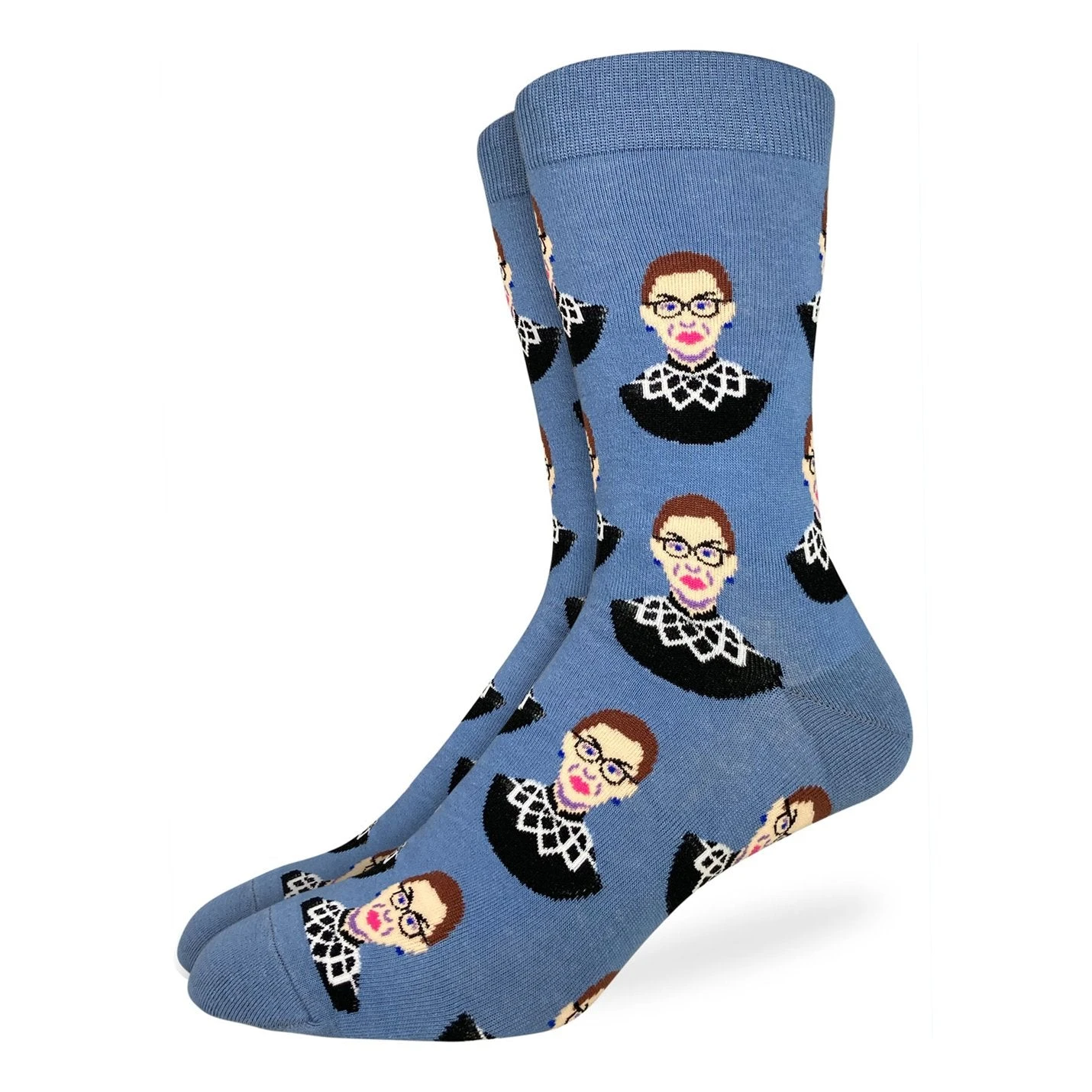Men's Ruth Bader Ginsburg, Blue Socks 1 Men's Ruth Bader Ginsburg, Blue Socks