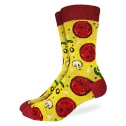 Men's Big & Tall Pizza Toppings Socks