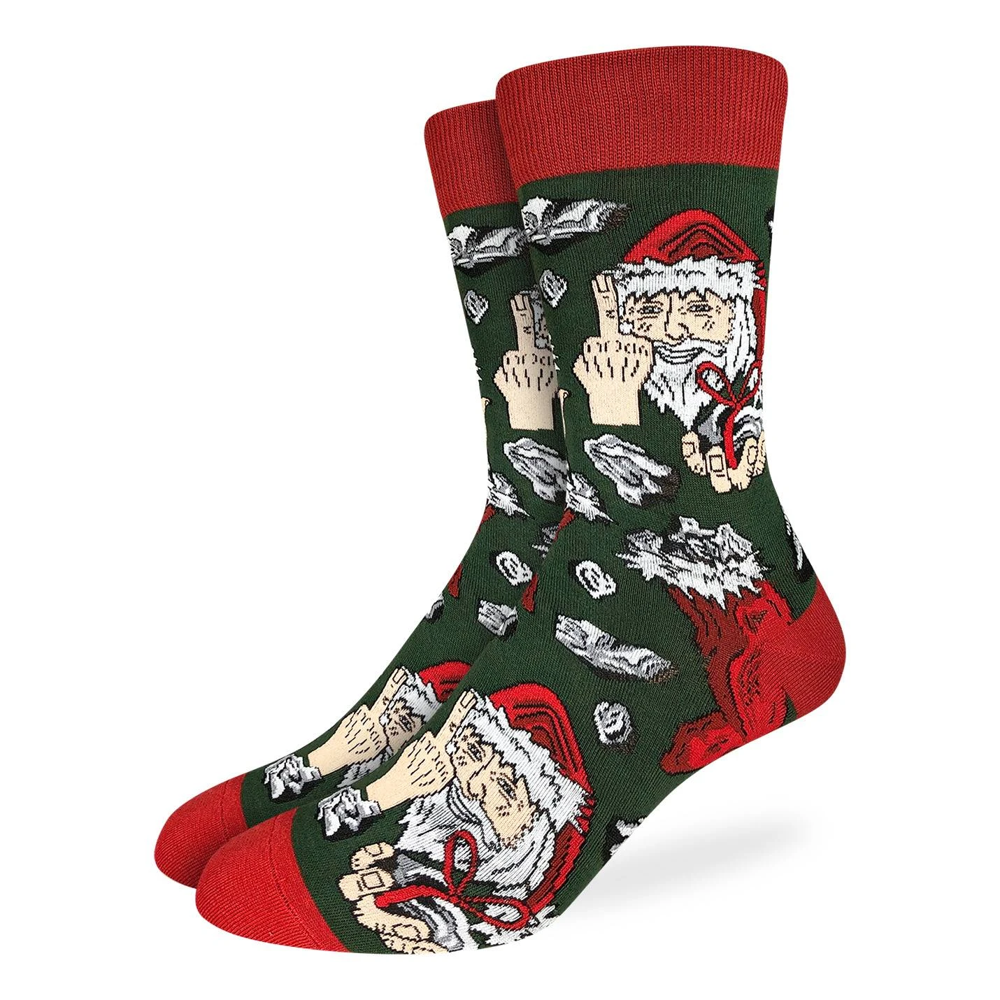 Men's Santa's Naughty List Christmas Socks 1 Men's Santa's Naughty List Christmas Socks