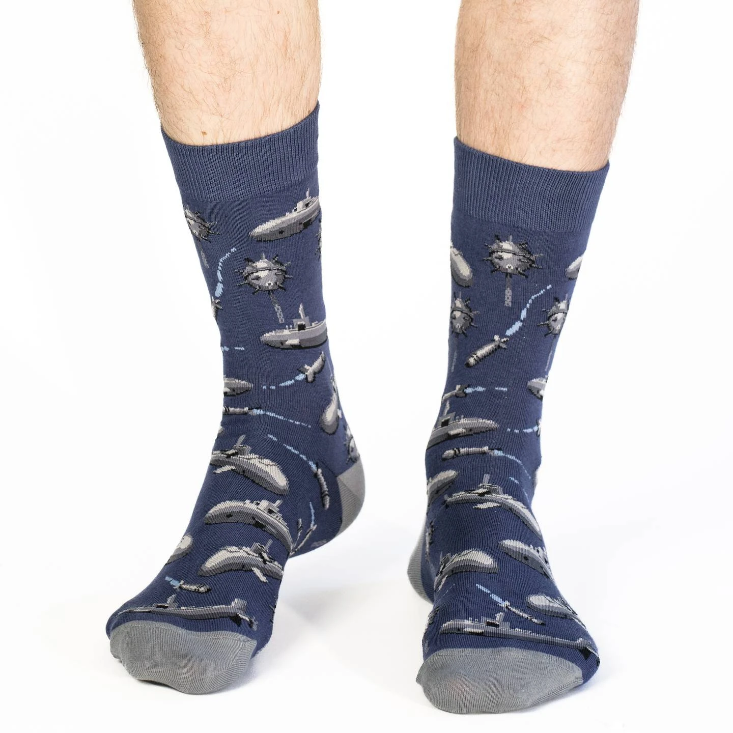 Men's Big & Tall Naval Submarines Socks 2 Men's Big & Tall Naval Submarines Socks - Image 2