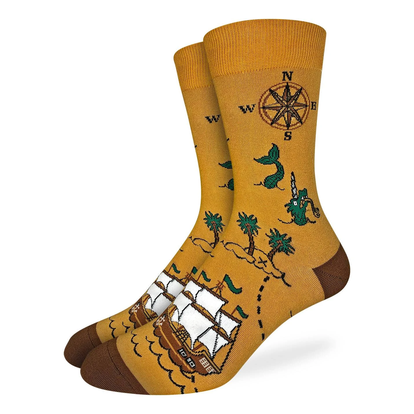 Men's Pirate Ship Socks 1 Men's Pirate Ship Socks