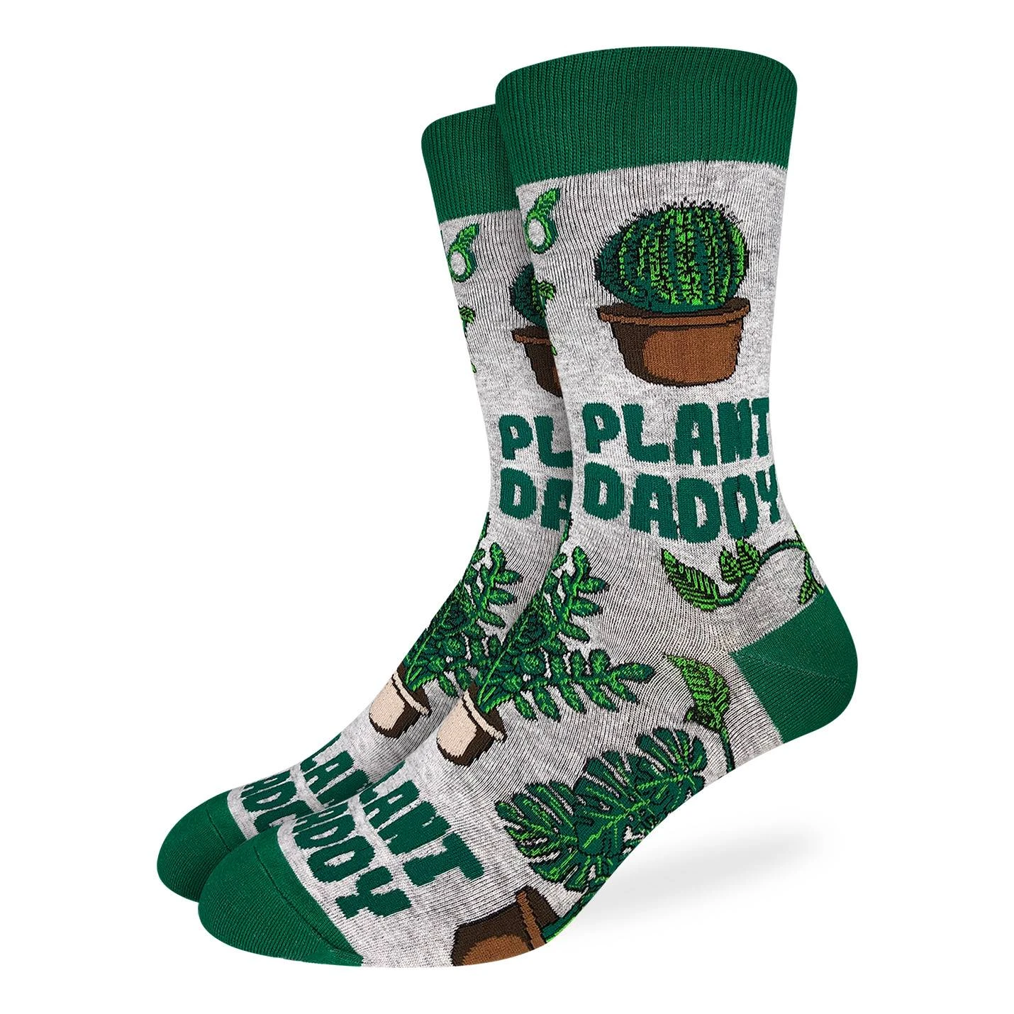 Men's Big & Tall Plant Daddy Socks 1 Men's Big & Tall Plant Daddy Socks
