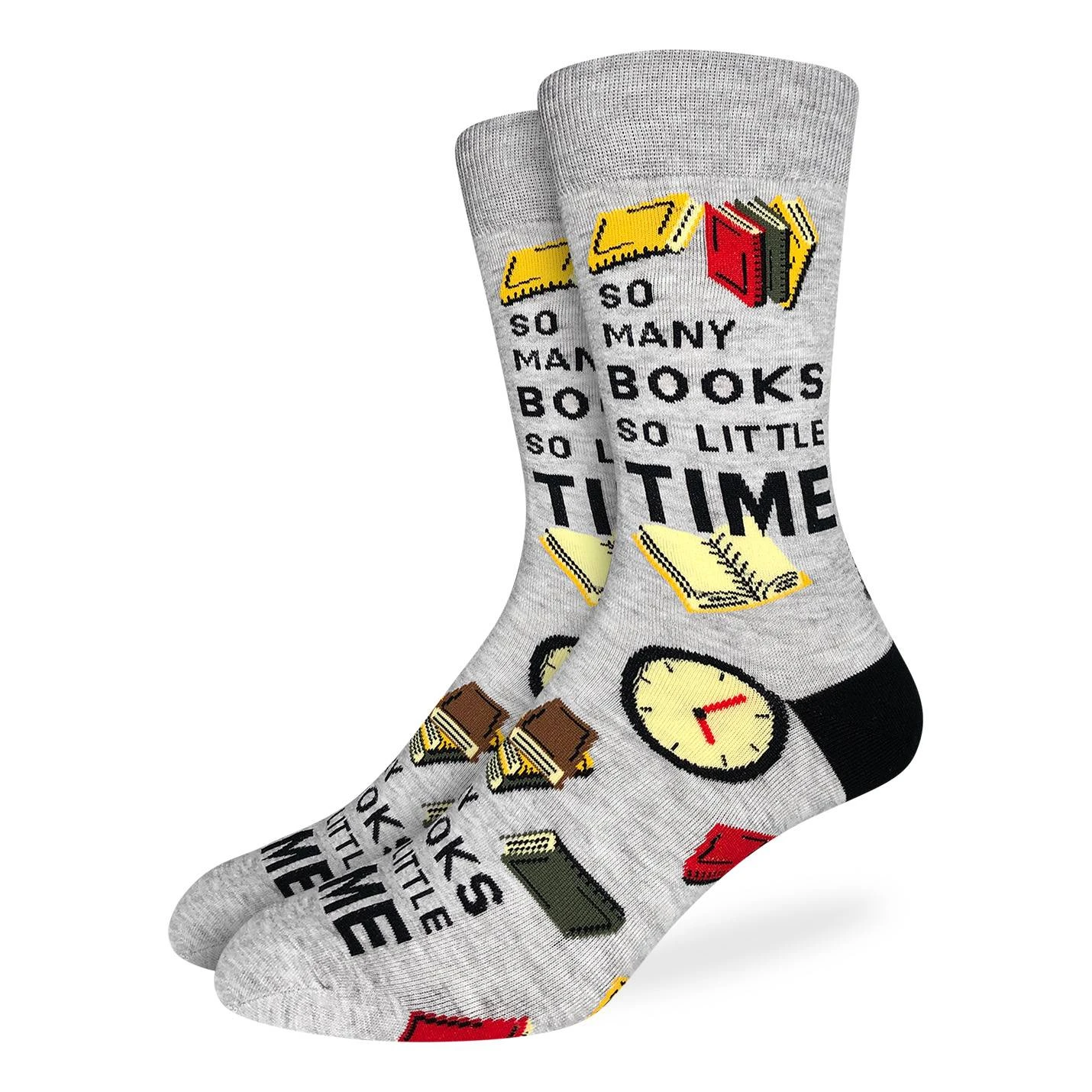 Men's So Many Books So Little Time Socks 1 Men's So Many Books So Little Time Socks