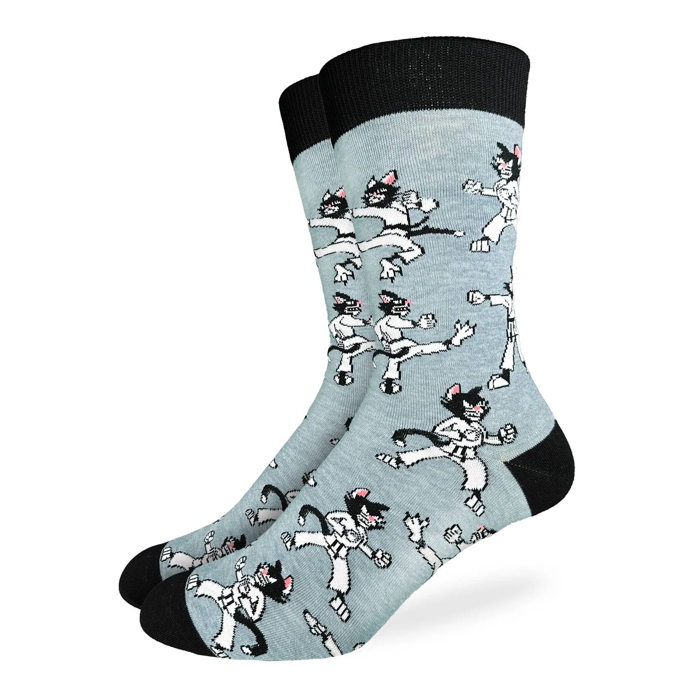 Men's Karate Cats Socks 1 Men's Karate Cats Socks