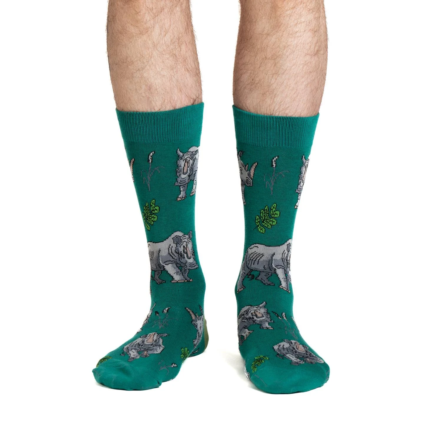 Men's Rhinoceroses Socks 2 Men's Rhinoceroses Socks - Image 2