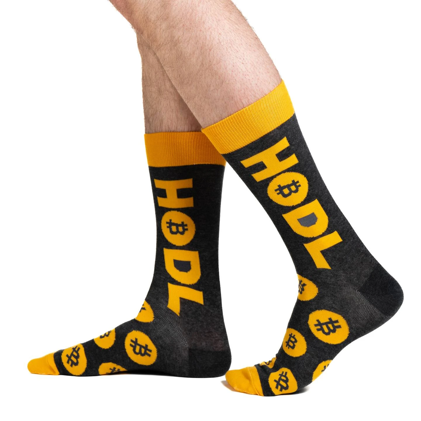 Men's Big & Tall Bitcoin HODL Socks 2 Men's Big & Tall Bitcoin HODL Socks - Image 2