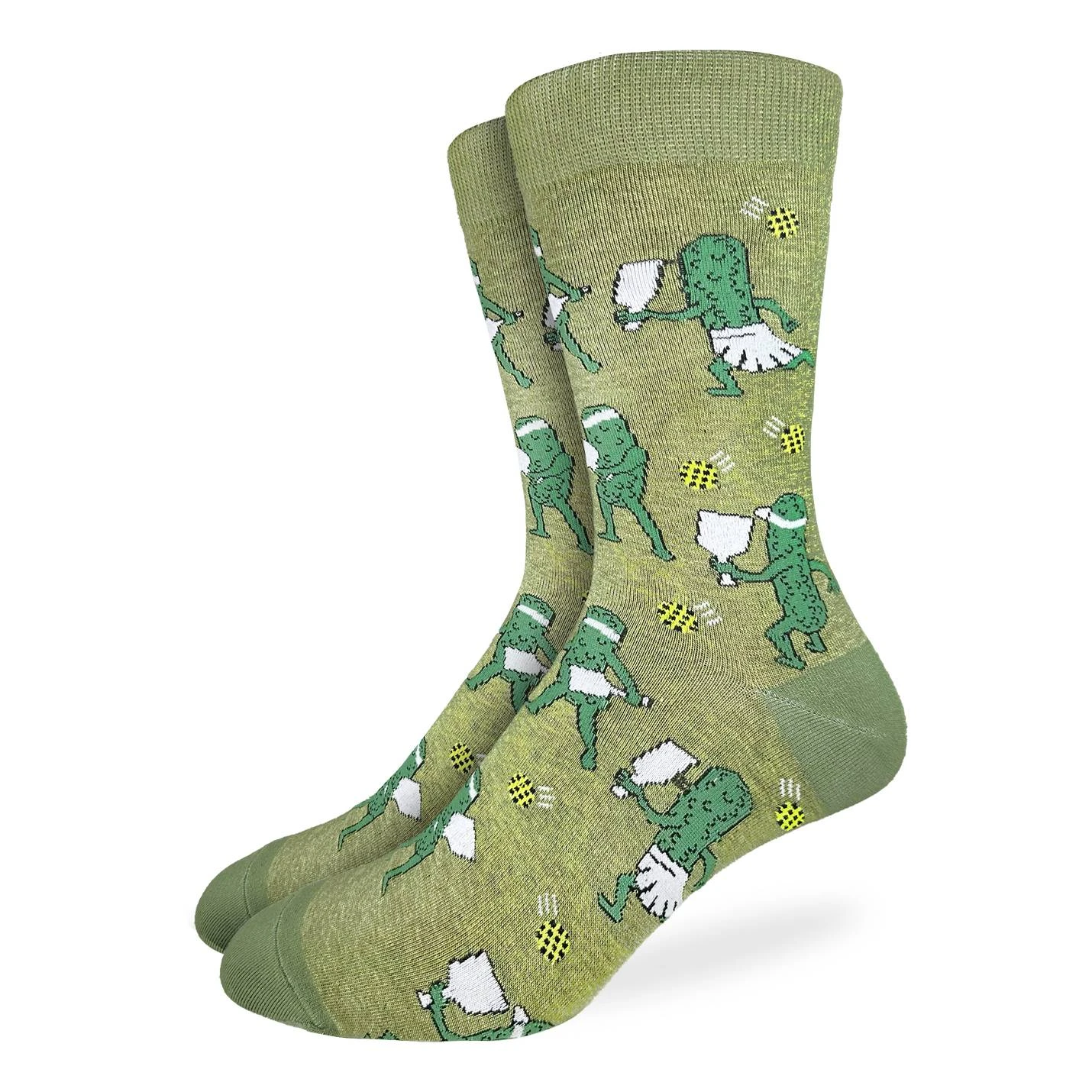 Men's Pickles Playing Pickleball Socks 1 Men's Pickles Playing Pickleball Socks