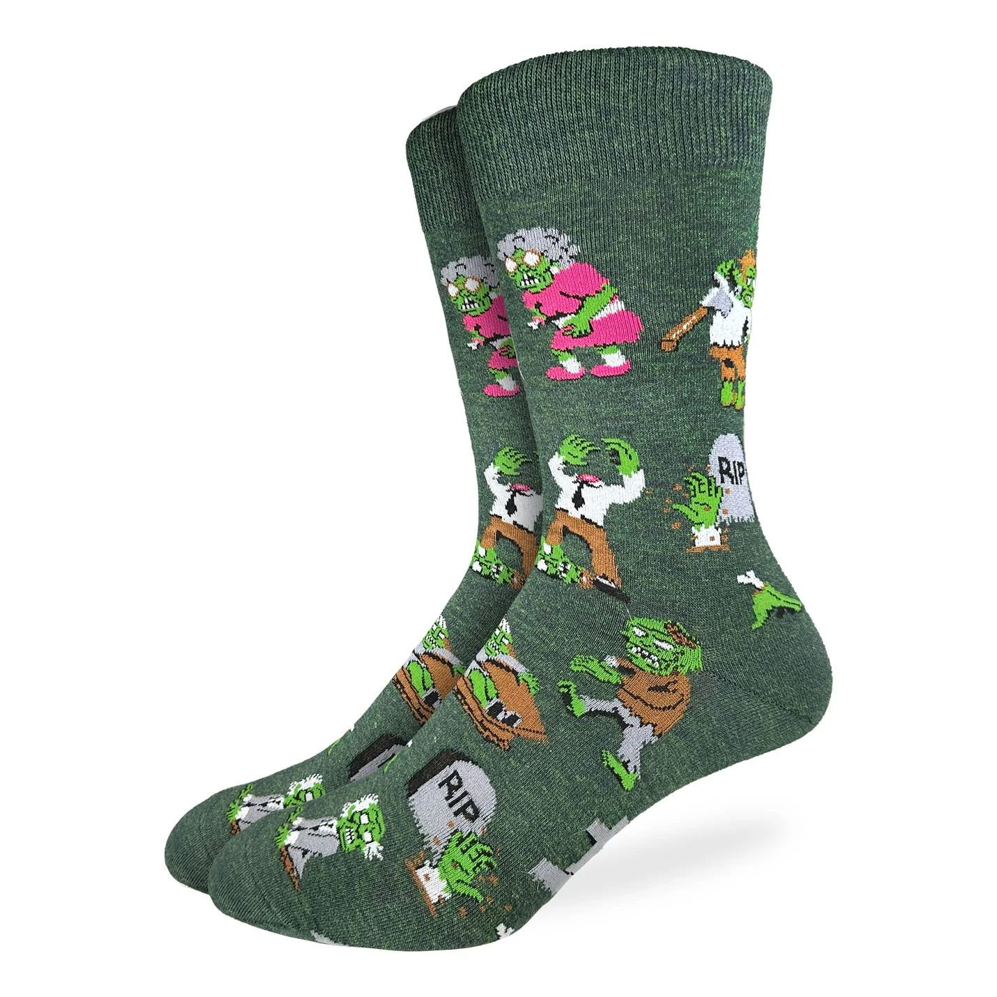 Men's Zombie Graveyard Socks 1 Men's Zombie Graveyard Socks