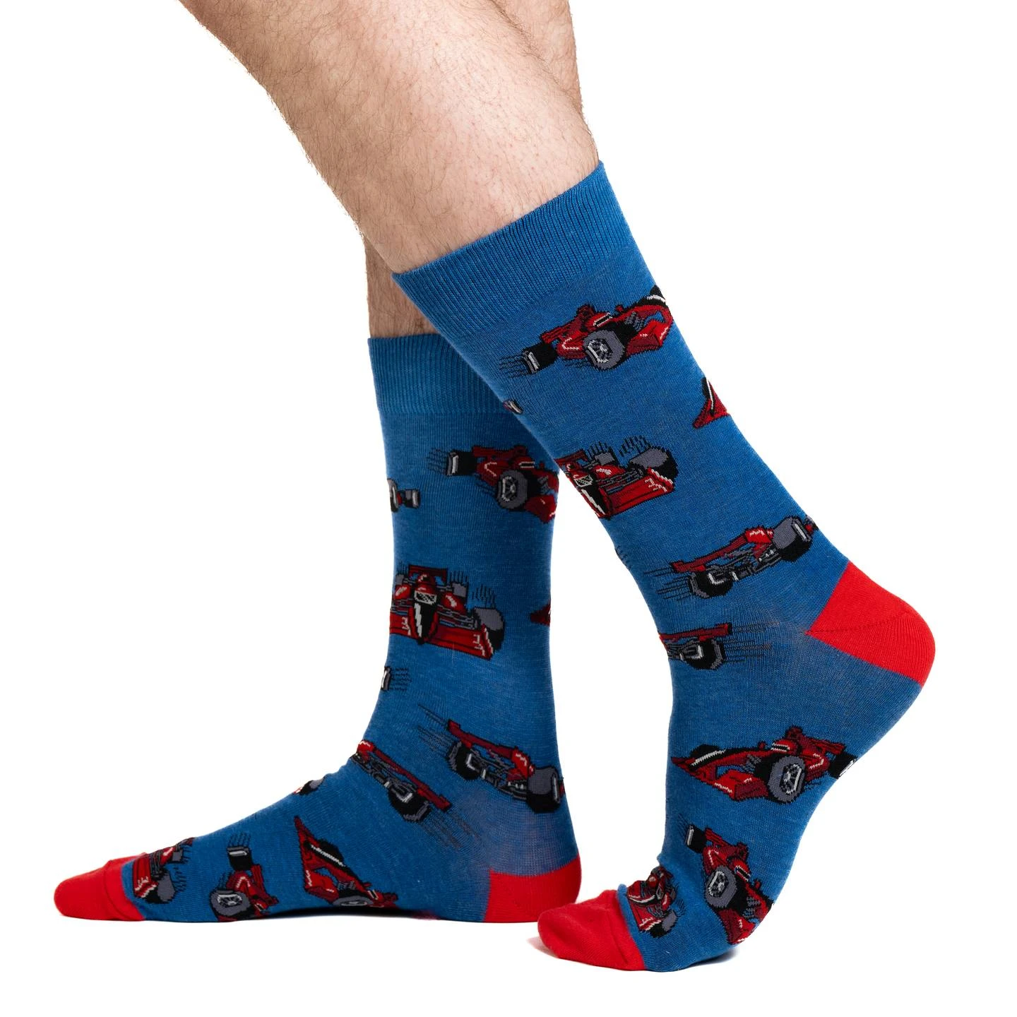Men's Big & Tall Formula 1 Race Cars Socks 2 Men's Big & Tall Formula 1 Race Cars Socks - Image 2