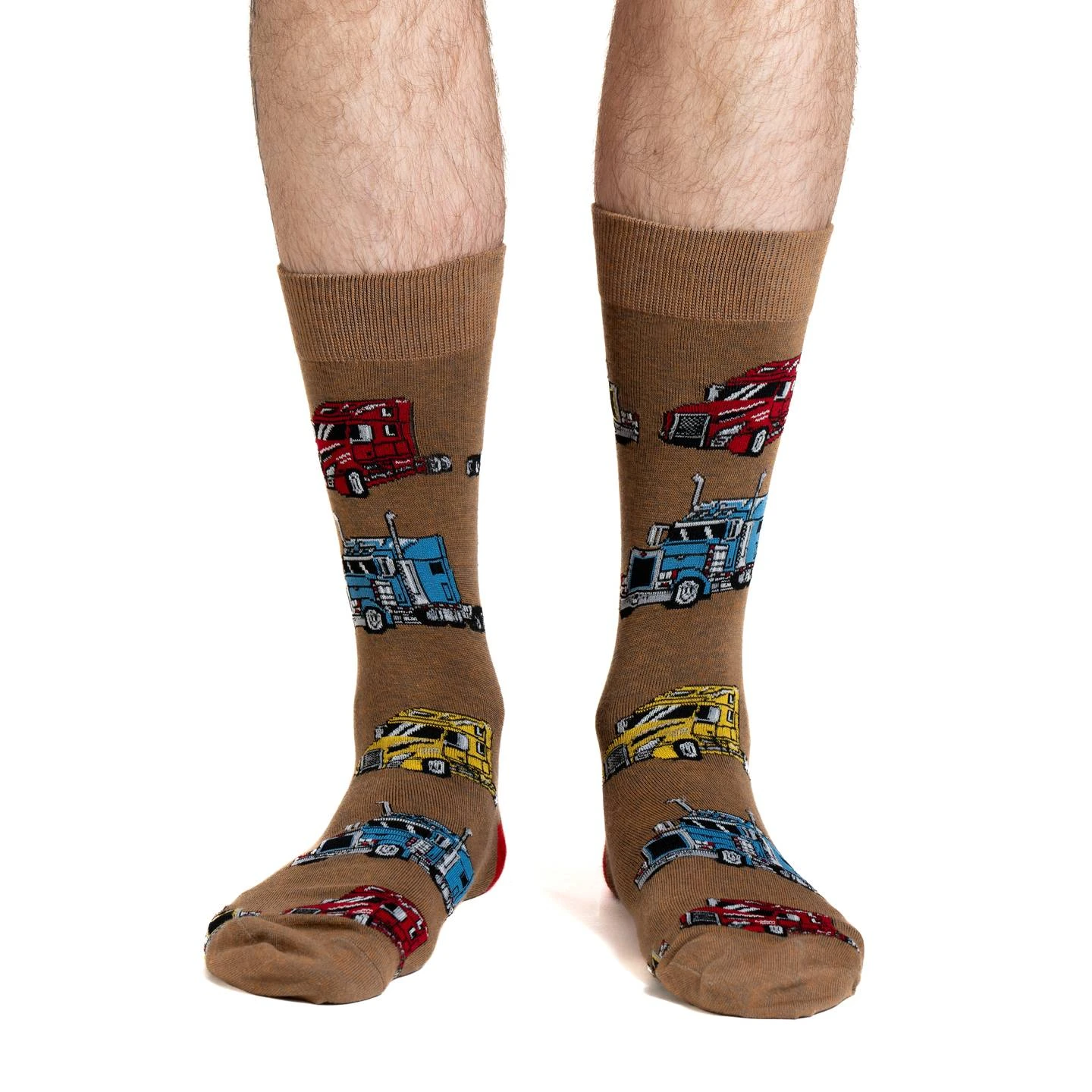 Men's Big & Tall Semi-truck Socks 2 Men's Big & Tall Semi-truck Socks - Image 2