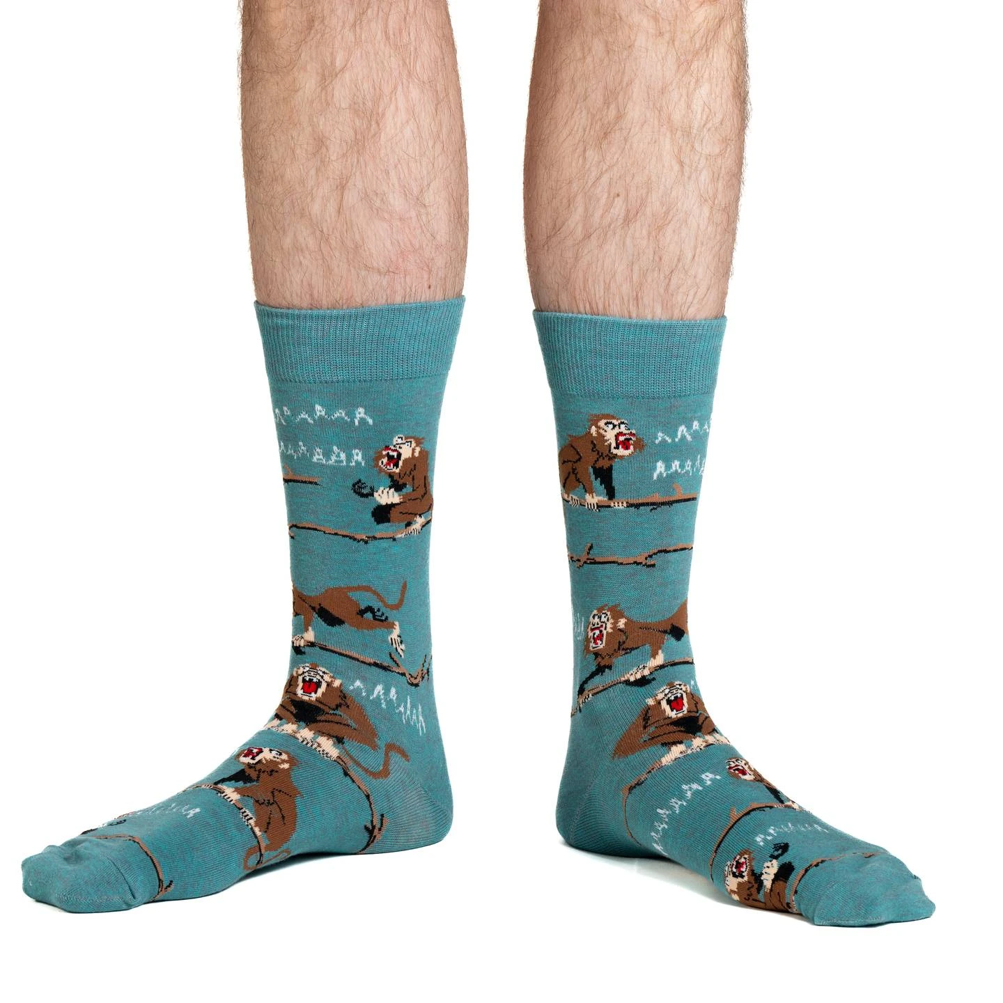 Men's Howler Monkeys Socks 2 Men's Howler Monkeys Socks - Image 2