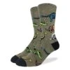 Men's Big & Tall Dinosaur Skeletons Socks