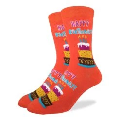 Men's Big & Tall Happy Birthday Socks