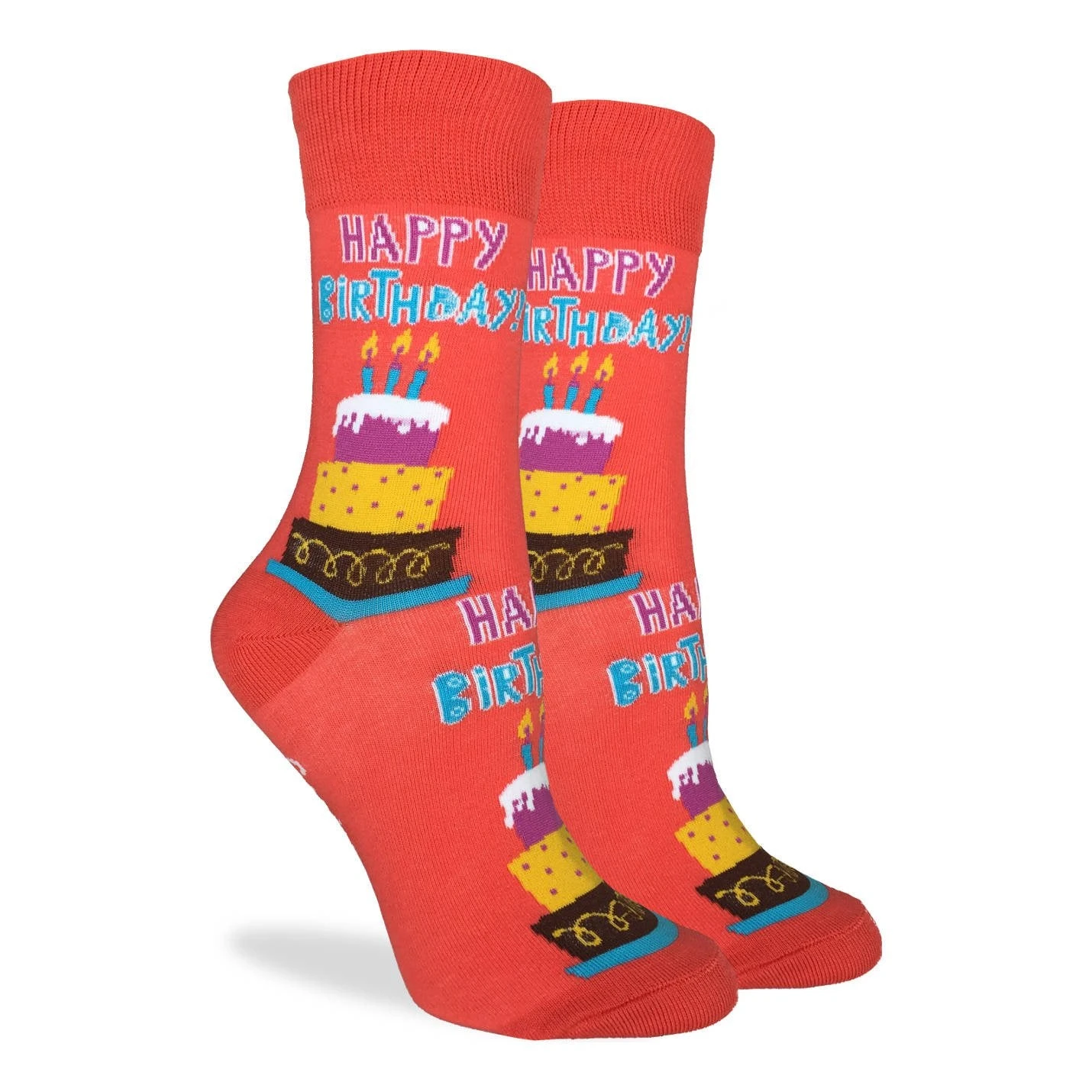 Women's Happy Birthday Socks 1 Women's Happy Birthday Socks