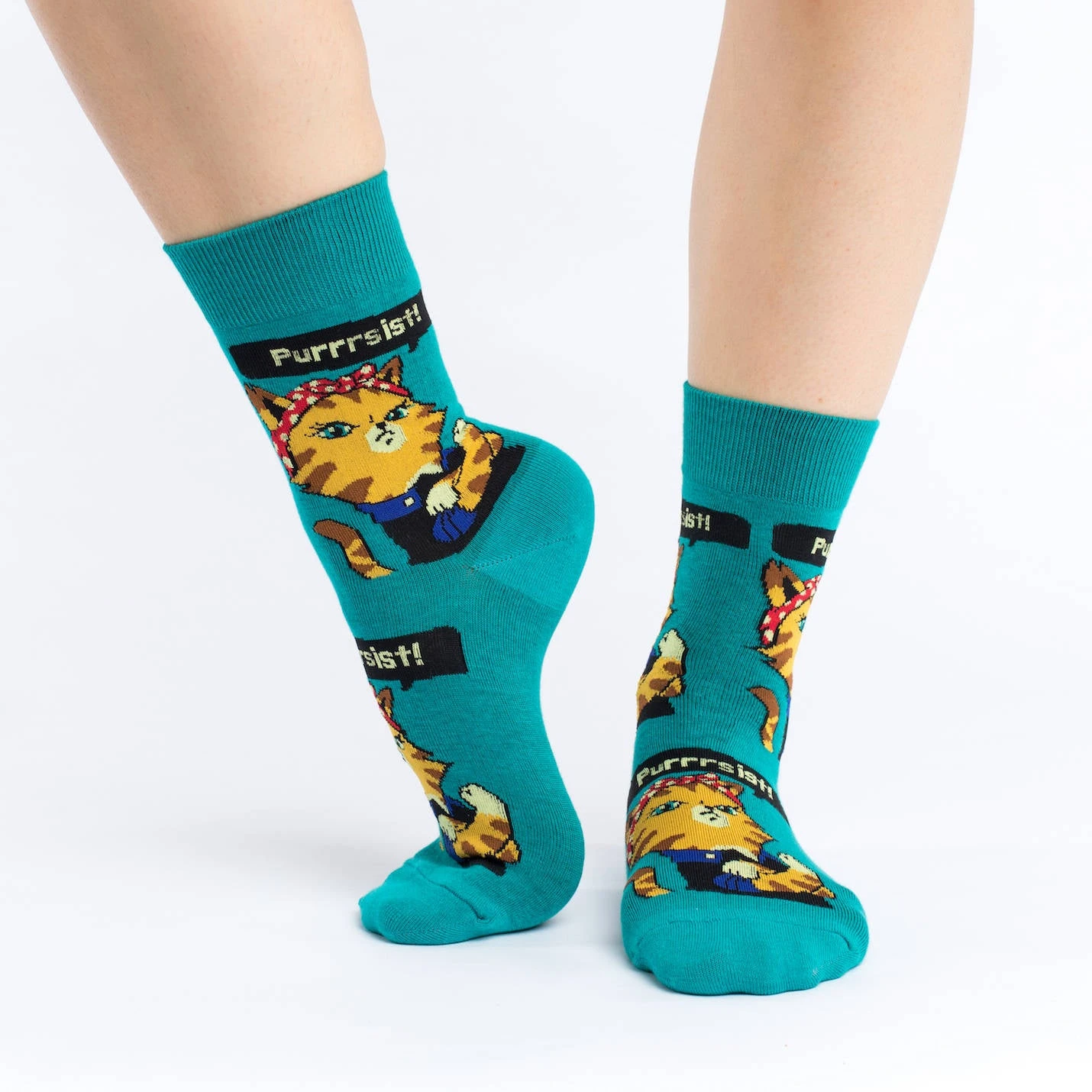Women's Purrsist Cat Socks 2 Women's Purrsist Cat Socks - Image 2
