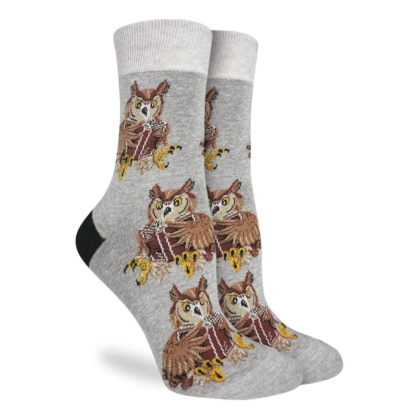 Women's Book Owl Socks 1 Women's Book Owl Socks