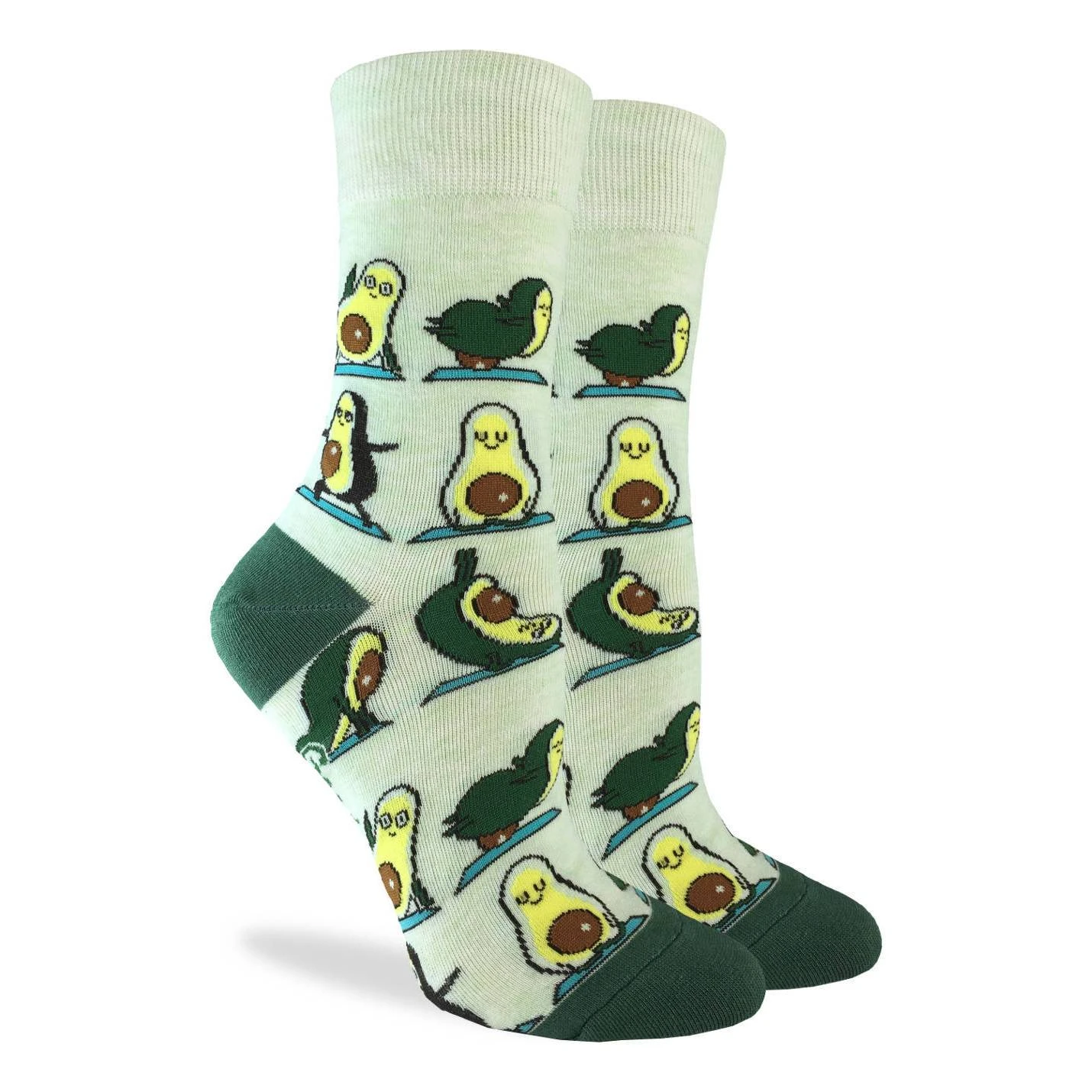Women's Avocado Yoga Socks 1 Women's Avocado Yoga Socks