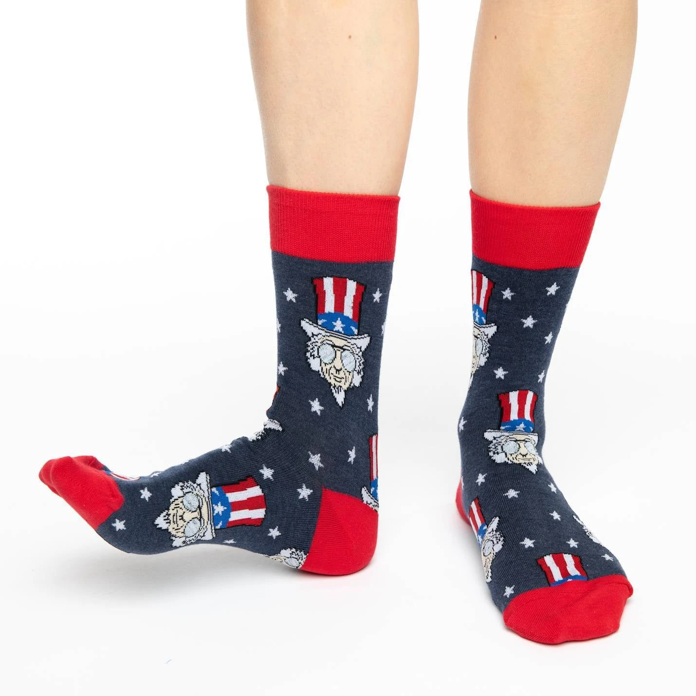 Women's Cool Uncle Sam Socks 2 Women's Cool Uncle Sam Socks - Image 2