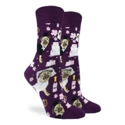 Women's Wedding Pugs Socks