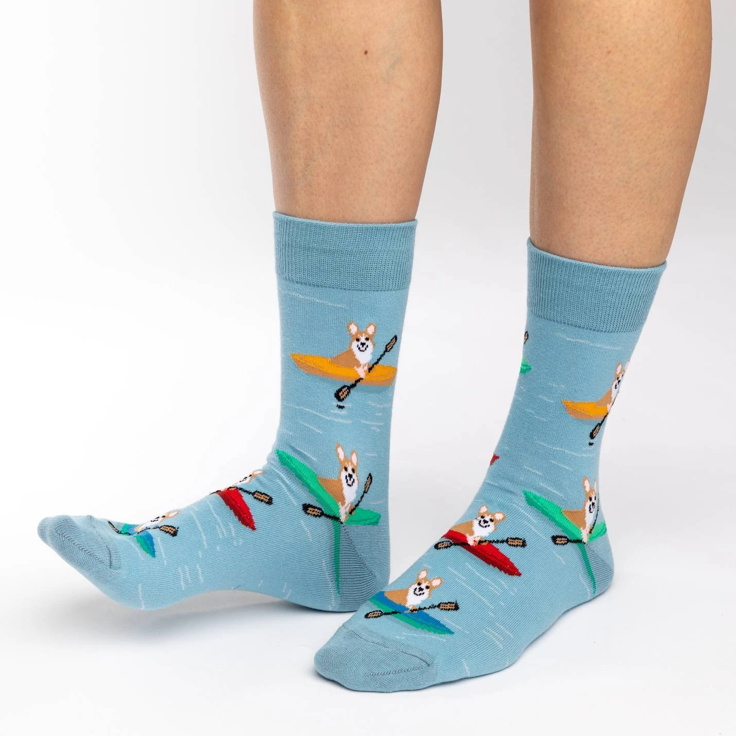 Women's Corgi Kayaking Socks 2 Women's Corgi Kayaking Socks - Image 2