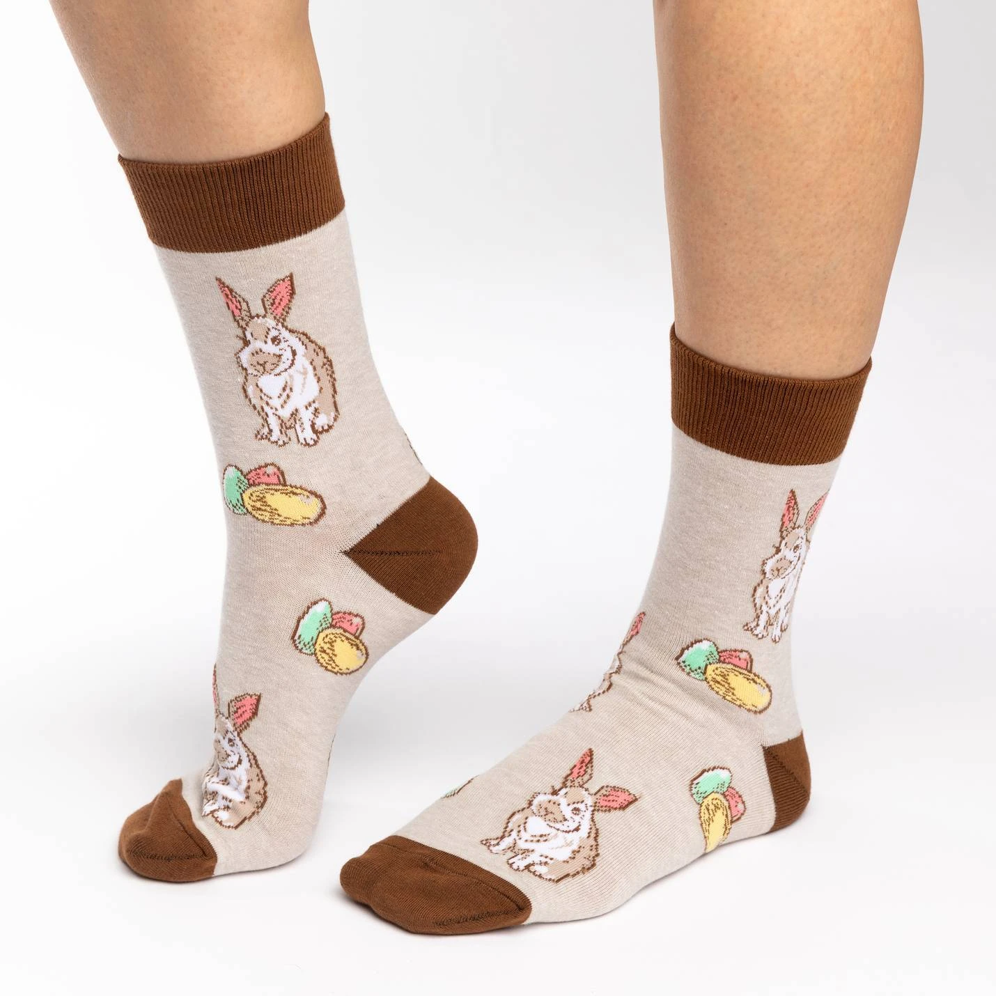Women's Easter Bunny Eggs Socks 2 Women's Easter Bunny Eggs Socks - Image 2