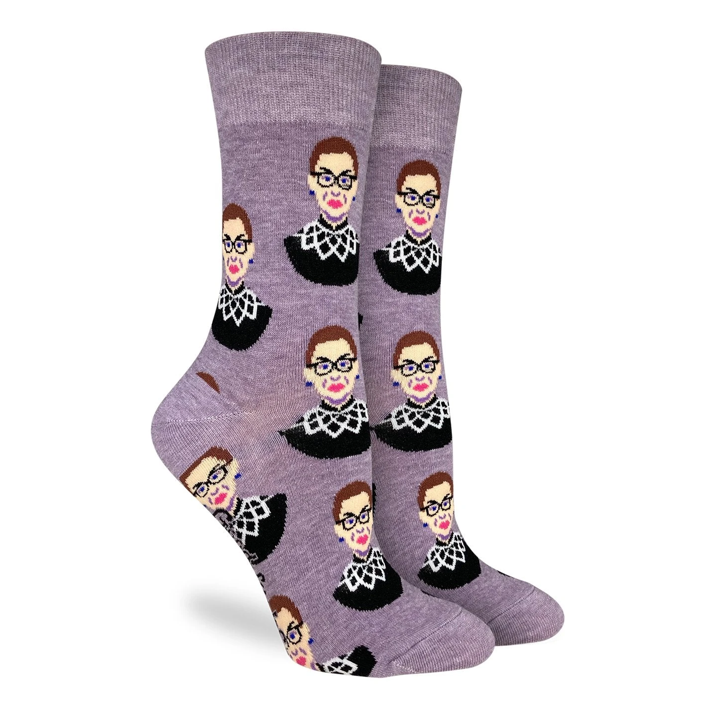 Women's Ruth Bader Ginsburg, Purple Socks 1 Women's Ruth Bader Ginsburg, Purple Socks