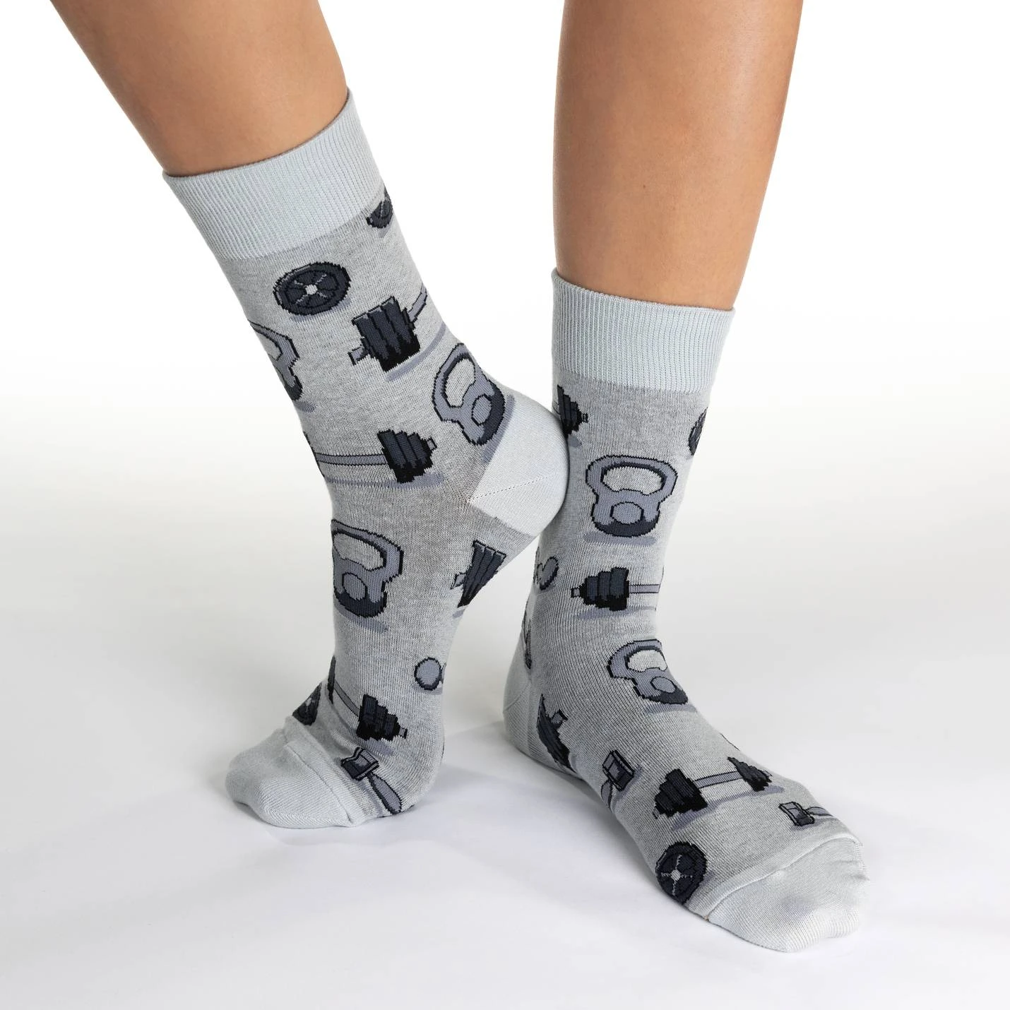 Women's Weights & Dumbbells Socks 2 Women's Weights & Dumbbells Socks - Image 2