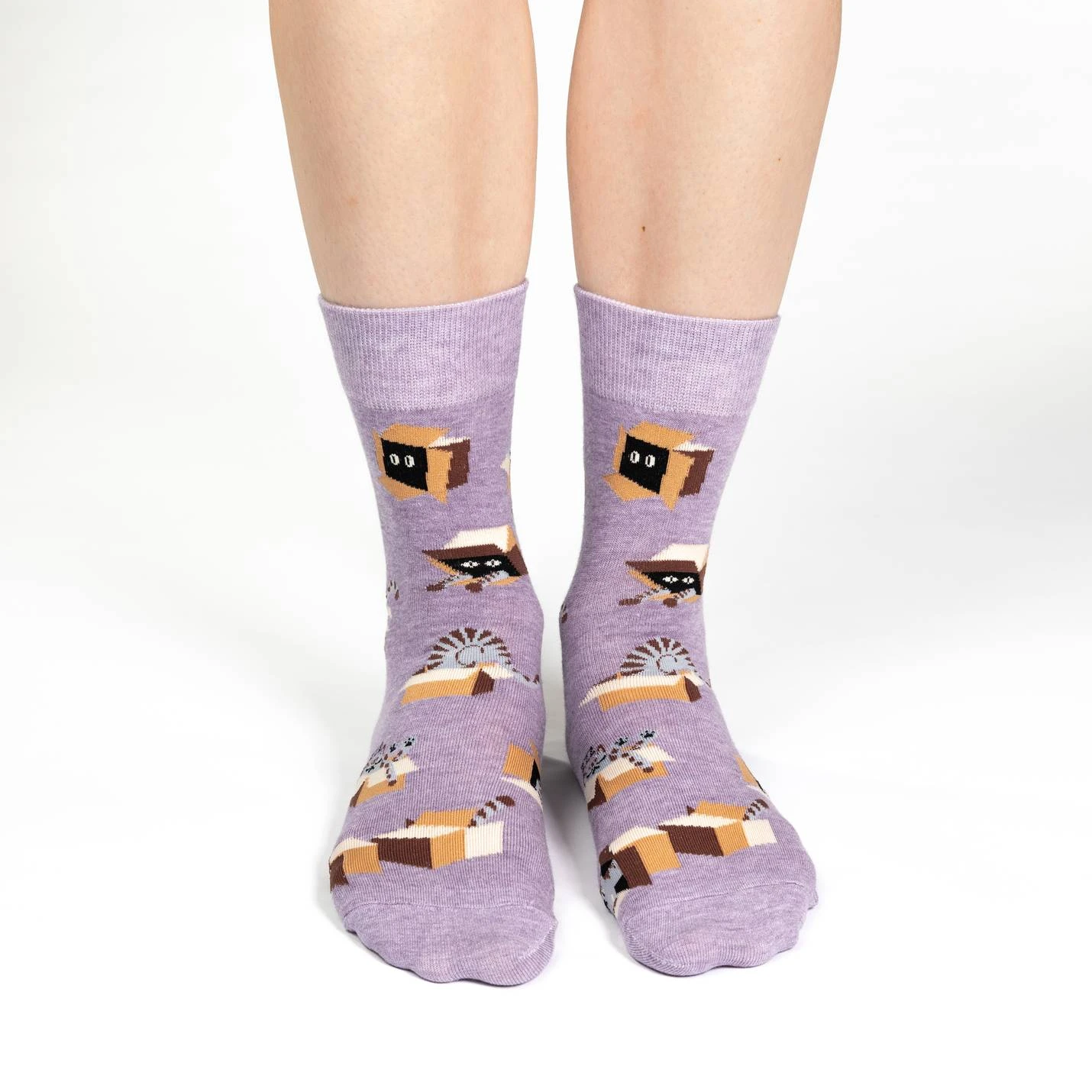 Women's Cat In A Box Socks 2 Women's Cat In A Box Socks - Image 2