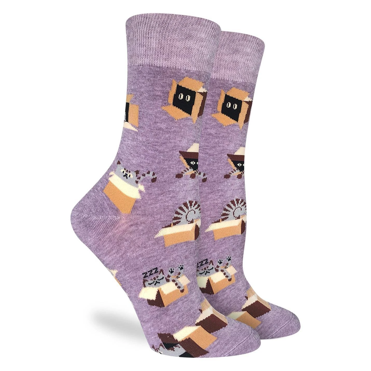 Women's Cat In A Box Socks 1 Women's Cat In A Box Socks