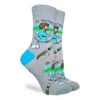 Women's Bob Ross, Happy Accident Socks