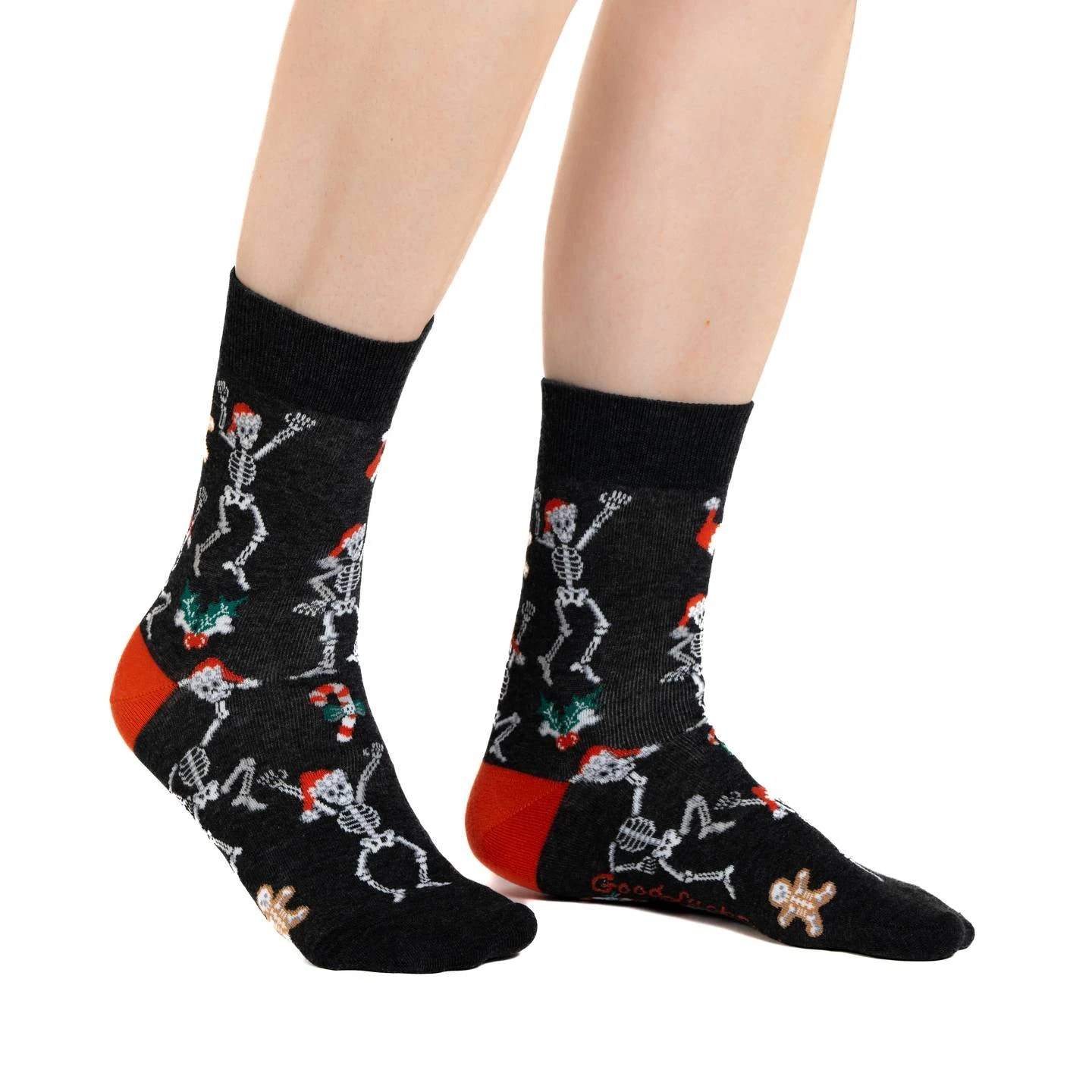 Women's Christmas Skeletons Socks 2 Women's Christmas Skeletons Socks - Image 2