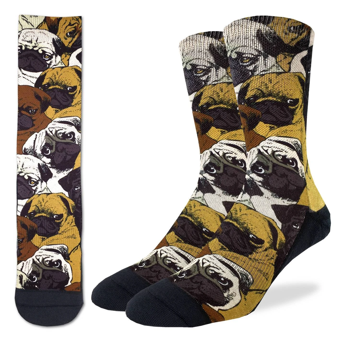 Men's Social Pugs Socks 1 Men's Social Pugs Socks